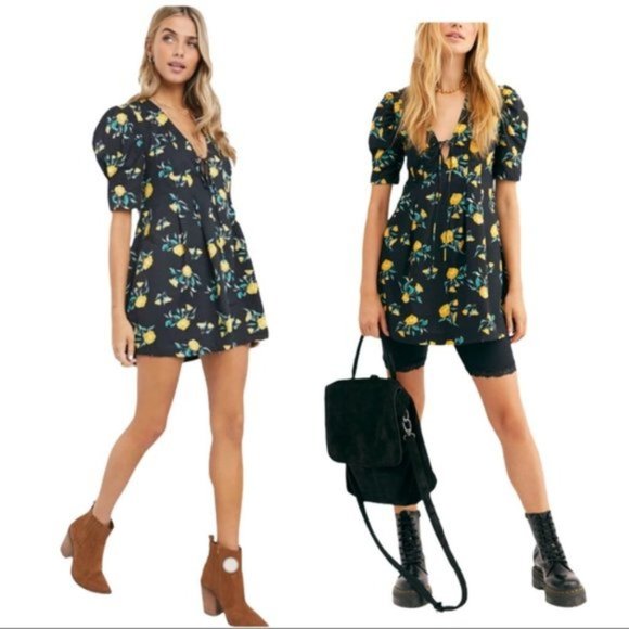 Free People Tops - NWT FREE PEOPLE Adelle Floral Tunic